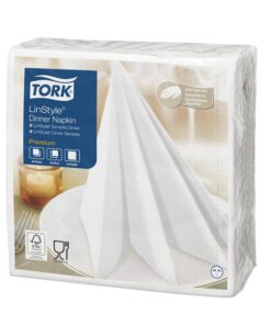 SERVILLETA PREMIUM LINSTYLE BLANCA X 50U TORK