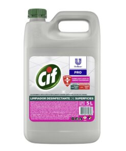 LIMPIADOR DESINFECTANTE CUATERNARIO X 5 L. CIF