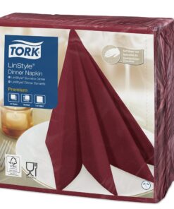 SERVILLETA PREMIUM LINSTYLE BURDEOS X 50U TORK