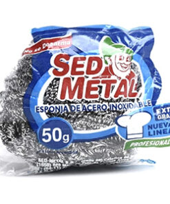 ESPONJA DE ACERO INOXIDABLE X 50 g. SED METAL