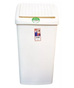 CESTO CON TAPA BASCULANTE BLANCO X 23 Lts. NUVA