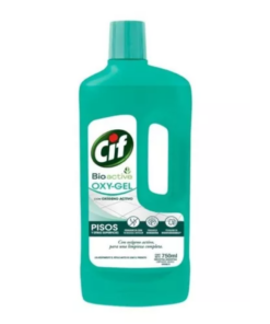 LIMPIADOR DE PISOS BIOACTIVE OXYGEL X 750 ML. CIF