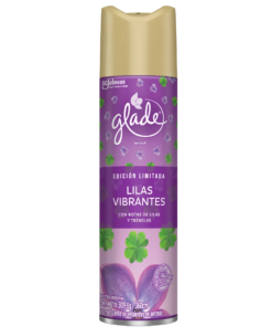 DESODORANTE DE AMBOENTE AEROSOL "LILAS VIBRANTES" X 360 CC. GLADE