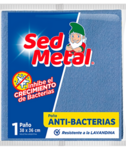 PAÑO ANTI-BACTERIAS X 1 UNIDAD SED METAL