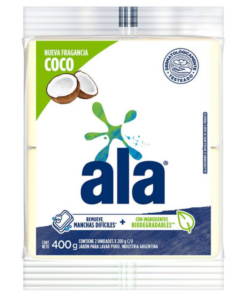 ALA JABON EN BARRA COCO ECOLAVADO 2X200G