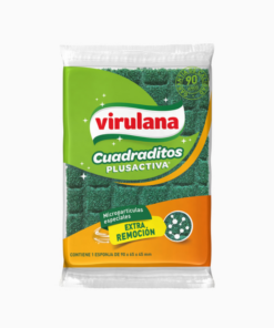 ESPONJA CUADRADITOS PLUS ACTIVA X 1 UNI. VIRULANA