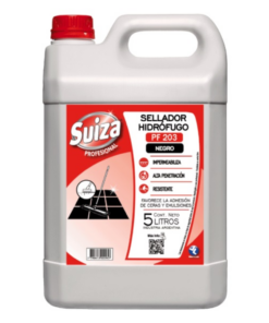SUIZA SELLADOR HIDROFUGO  NEGRO PROFESIONAL  5 LT.