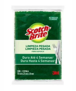 SCOTCH BRITE ESPONJA LIMPIEZA PESADA 110 X 75 X 20 MM