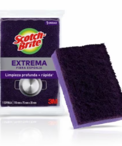 SCOTCH BRITE ESPONJA LIMPIEZA EXTREMA 110 X 75 X 20 MM.