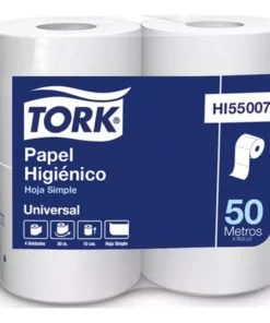 PAPEL HIGIENICO TORK PREMIUM HOJA SIMPLE BULTO 10X4 X50 MTS
