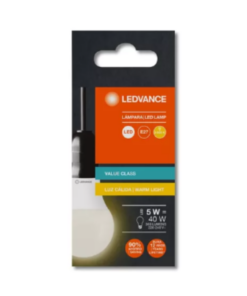 LEDVANCE LÁMPARA LED CÁLIDA 5.5W=40W VALUE CLASSIC